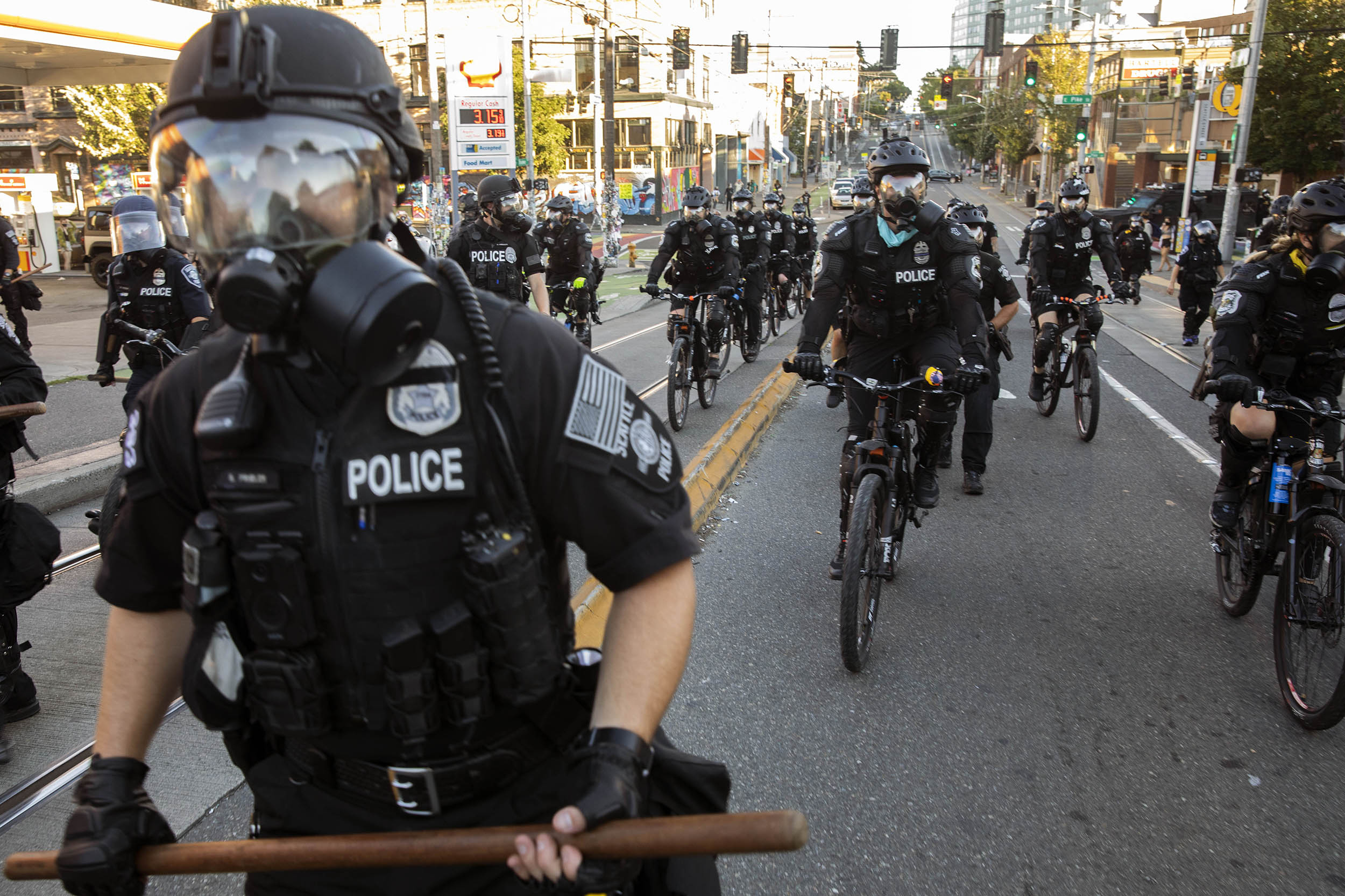 How Seattle Police Put Bikes at the Forefront of Protest Clashes